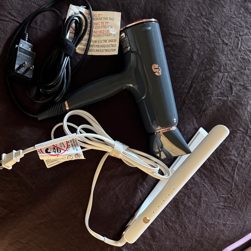 T3 Styling Duo in Charcoal and Pearl